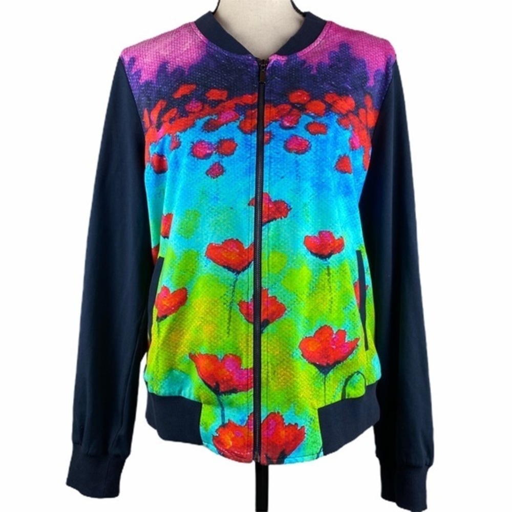 Simply Art by Dolcezza Bomber Style Jacket Medium